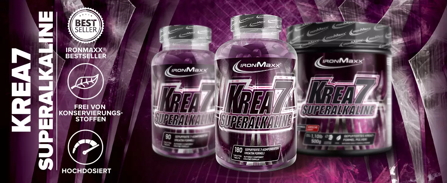 Krea7 Superalkaline tabletta IronMaxx®