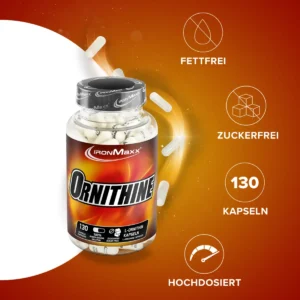 Új termékeink 15 Ornithin 130 kapszula - IronMaxx®