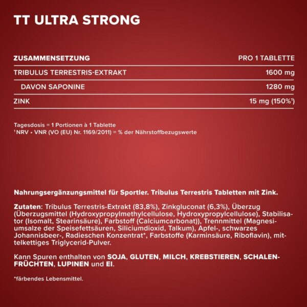 Tribulus Terrestris Ultra Strong tabletta – IronMaxx®