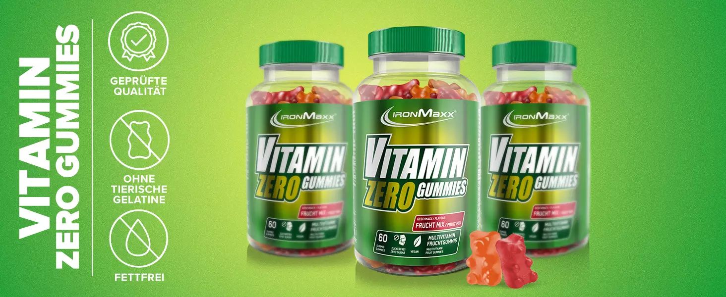 Vitamin ZERO "Gumivitamin"- 60 db IronMaxx®