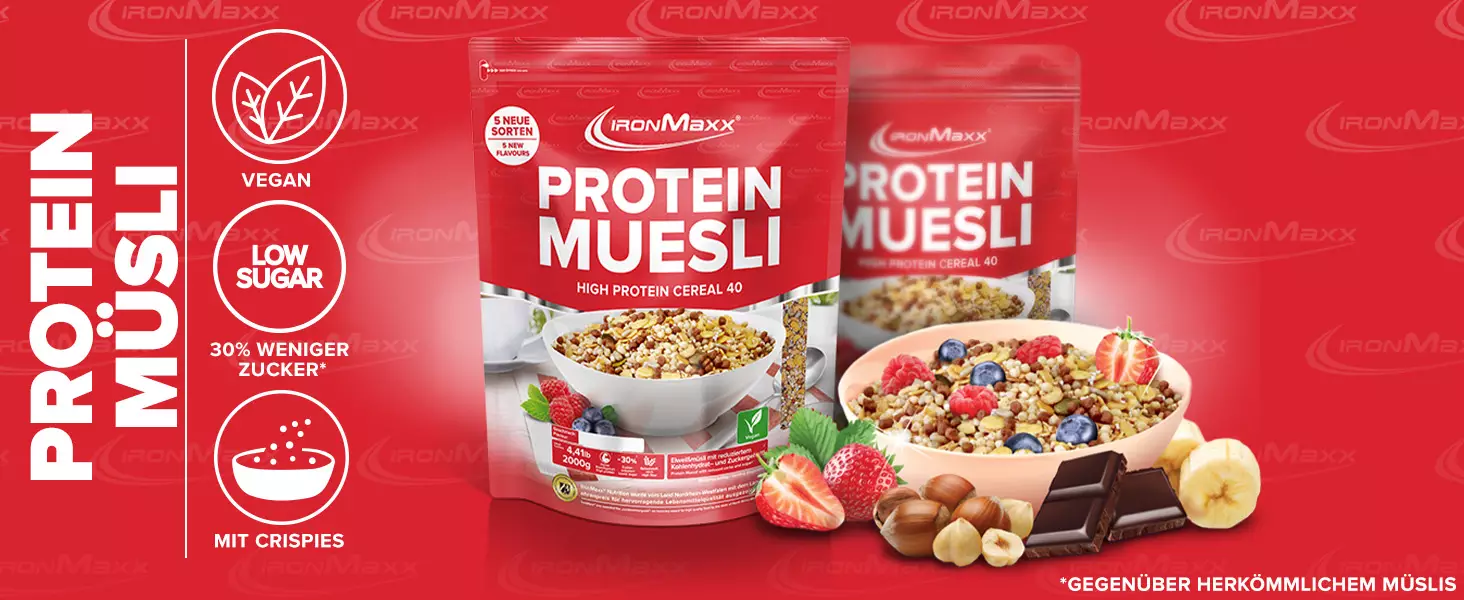 Protein Muesli 2000g - IronMaxx®