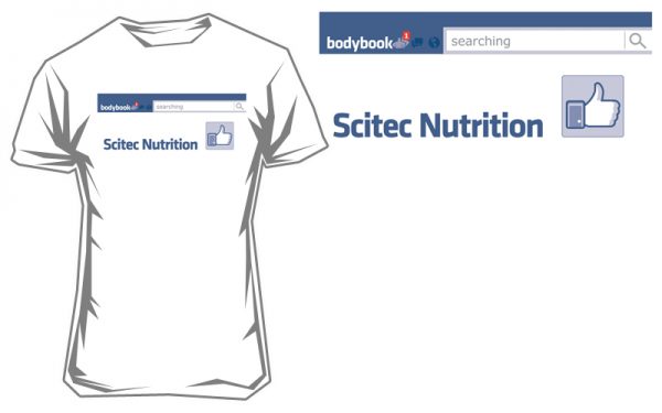 T-shirt Póló bodybook - Scitec Nutrition
