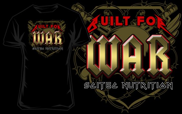 T-shirt Póló build for war 1. - Scitec Nutrition