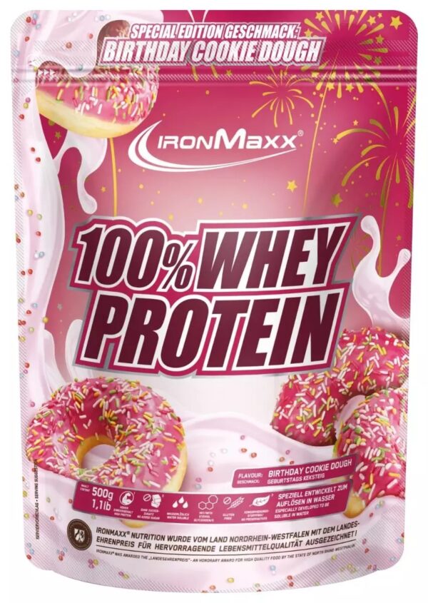100% Whey Protein 500g zacskós - IronMaxx®