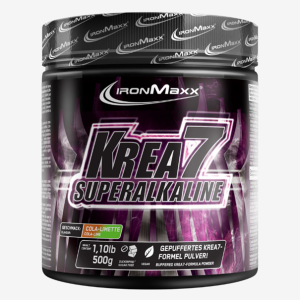Krea7 Superalkaline powder 500g IronMaxx® - cola-lime, 500g