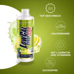 Új termékeink 8 benefits ironmaxx low cal syrup zero zitrone limette
