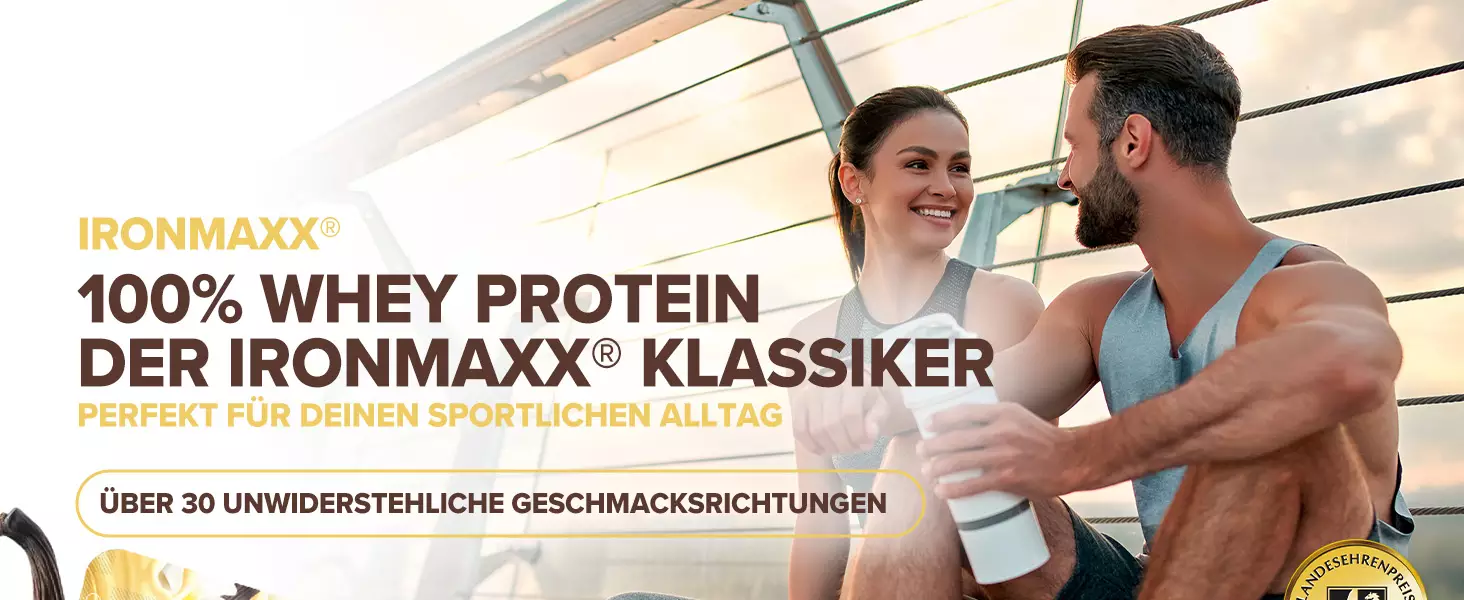 100% Whey Protein 400g - IronMaxx®