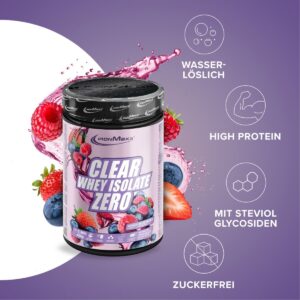 Új termékeink 39 Clear Whey Isolate ZERO 400g - IronMaxx®