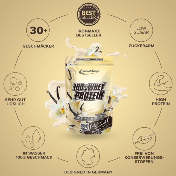100% Whey Protein 400g - IronMaxx® - Image 5