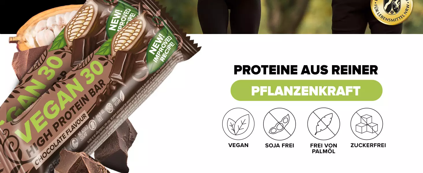 Vegán Protein Bar 35g - IronMaxx® 