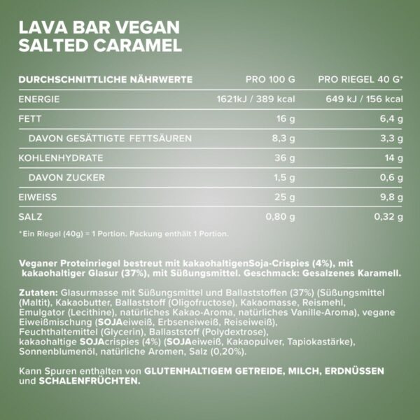 Vegan Lava Bar 40g - IronMaxx®