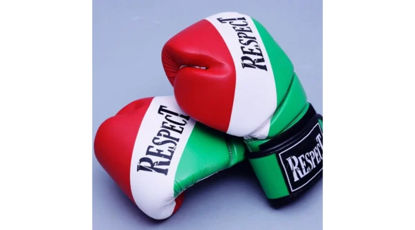 Boxkesztyű Műbőr Nemzeti Színű 8-12-14-16OZ - Respect Fight