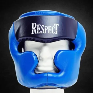 Fejvédő Zárt Műbőr Kék Fekete - Respect