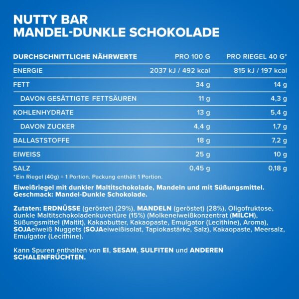 Nutty Bar (40g) - IronMaxx®