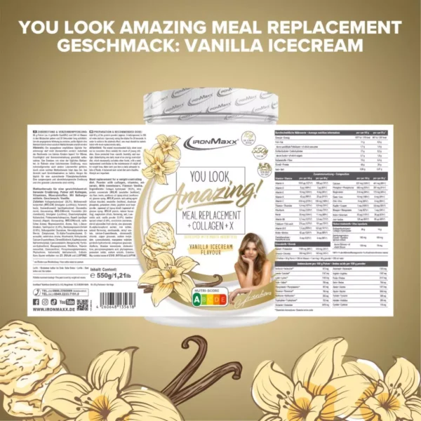 You Look Amazing! - Étkezéshelyettesítő (550g) - IronMaxx®