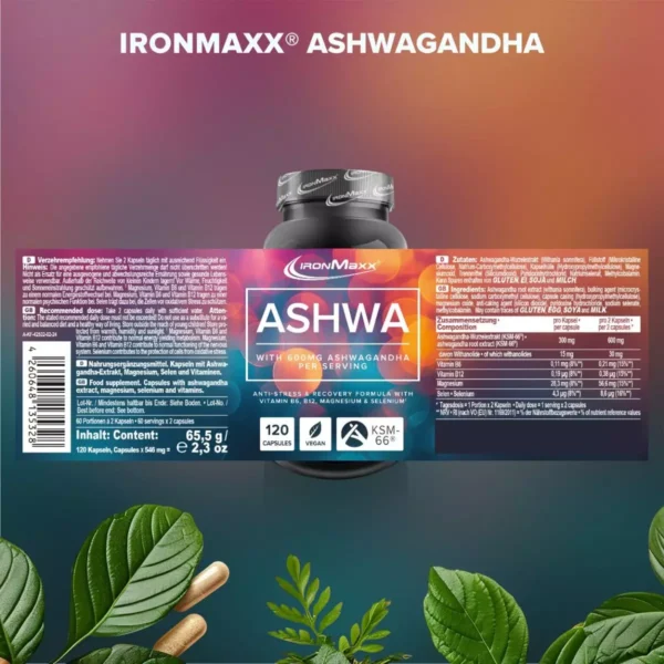 Ashwagandha 120 kapszula - IronMaxx®