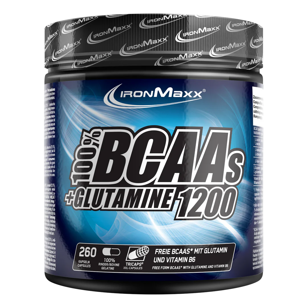 BCAA Glutamin 1200 260 kapszula IronMaxx