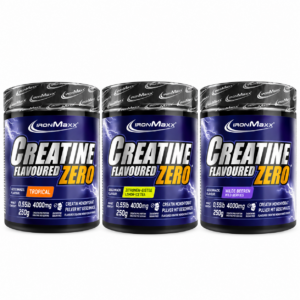 Creatine Flavoured ZERO 250 g IronMaxx® – 4 000 mg kreatin/adag