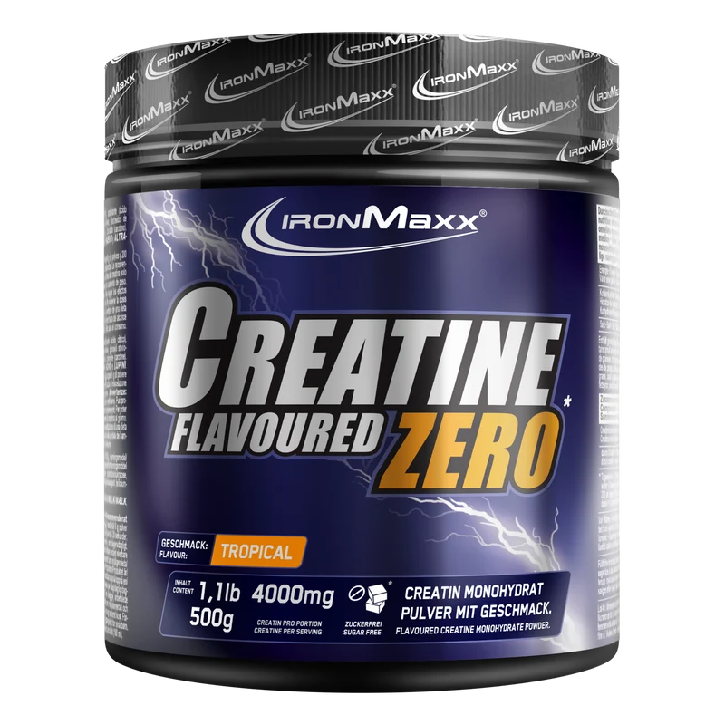 Creatine Flavoured ZERO 500 g – IronMaxx® | 4 000 mg kreatin/adag 1 Creatine Flavoured ZERO 500 g – IronMaxx® | 4 000 mg kreatin/adag