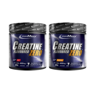 Creatine Flavoured ZERO 500 g – IronMaxx® | 4 000 mg kreatin/adag