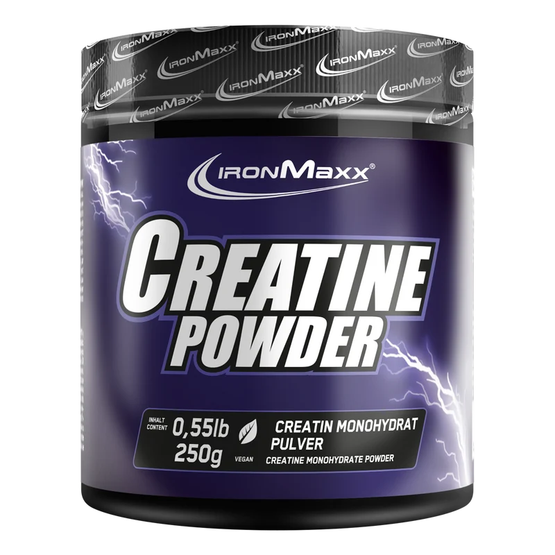 Creatine 250 g IronMaxx® – 5 000 mg kreatin/adag