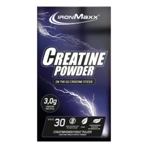 Creatine Monohydrate Sticks 30 × 3,4 g IronMaxx® – 3 g kreatin/tasak
