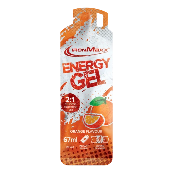 Hydro Energy Gél 67 ml IronMaxx® – 25 g szénhidrát/tasak 7 Hydro Energy Gél 67 ml IronMaxx narancsos energia gél