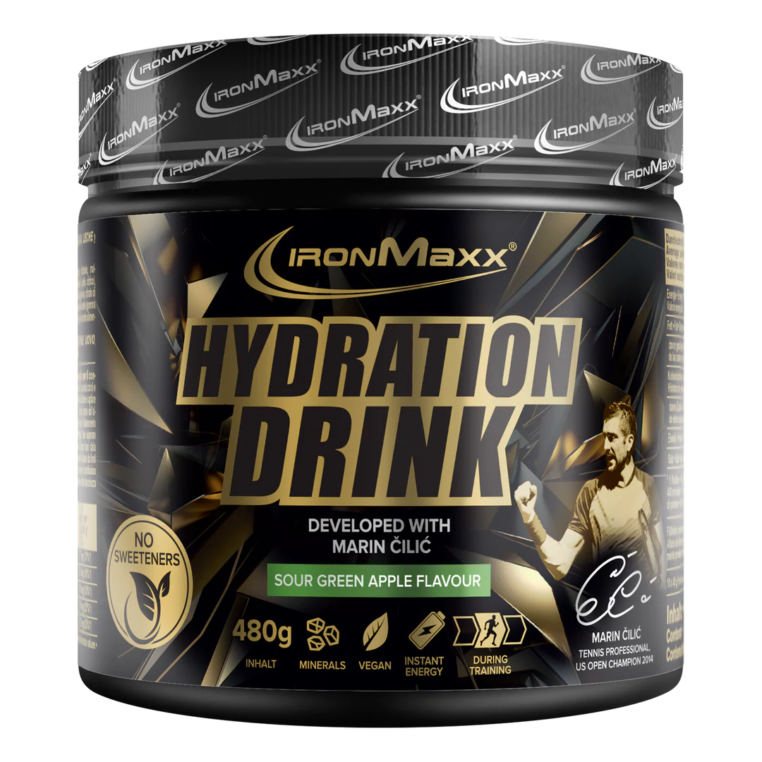Hydration Drink 480 g IronMaxx® – 39 g szénhidrát és elektrolit/adag