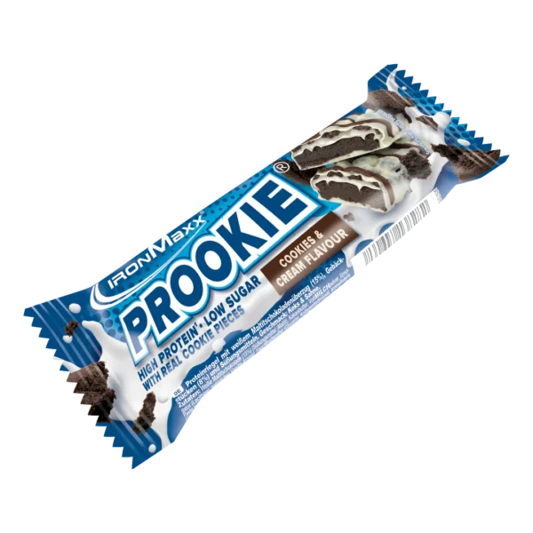 Prookie Protein Bar 45g IronMaxx – Kekszes fehérjeszelet 8 Prookie Protein Bar 45g IronMaxx kekszes fehérjeszelet