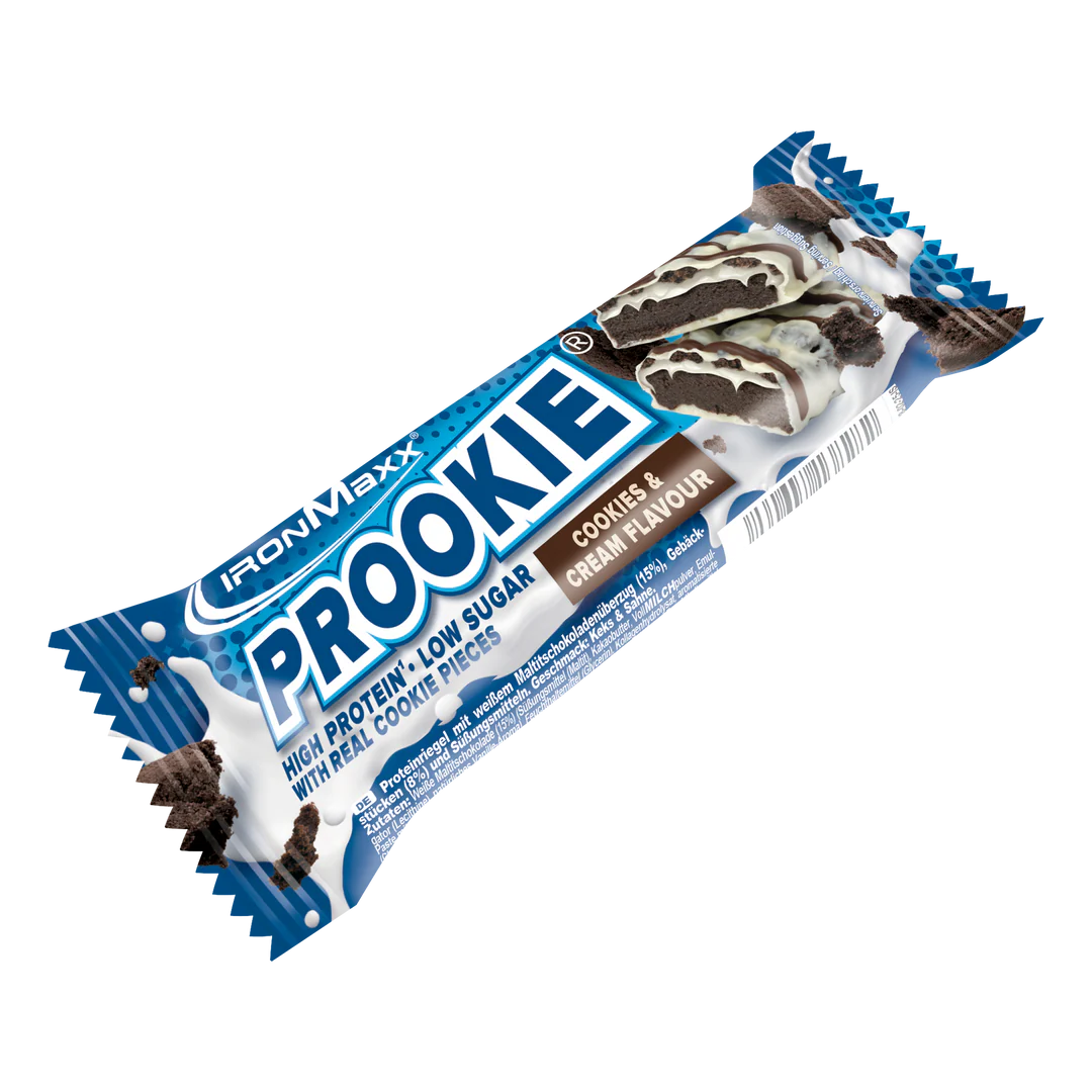 Prookie Protein Bar 45g IronMaxx – Kekszes fehérjeszelet 1 Prookie Protein Bar 45g IronMaxx – Kekszes fehérjeszelet