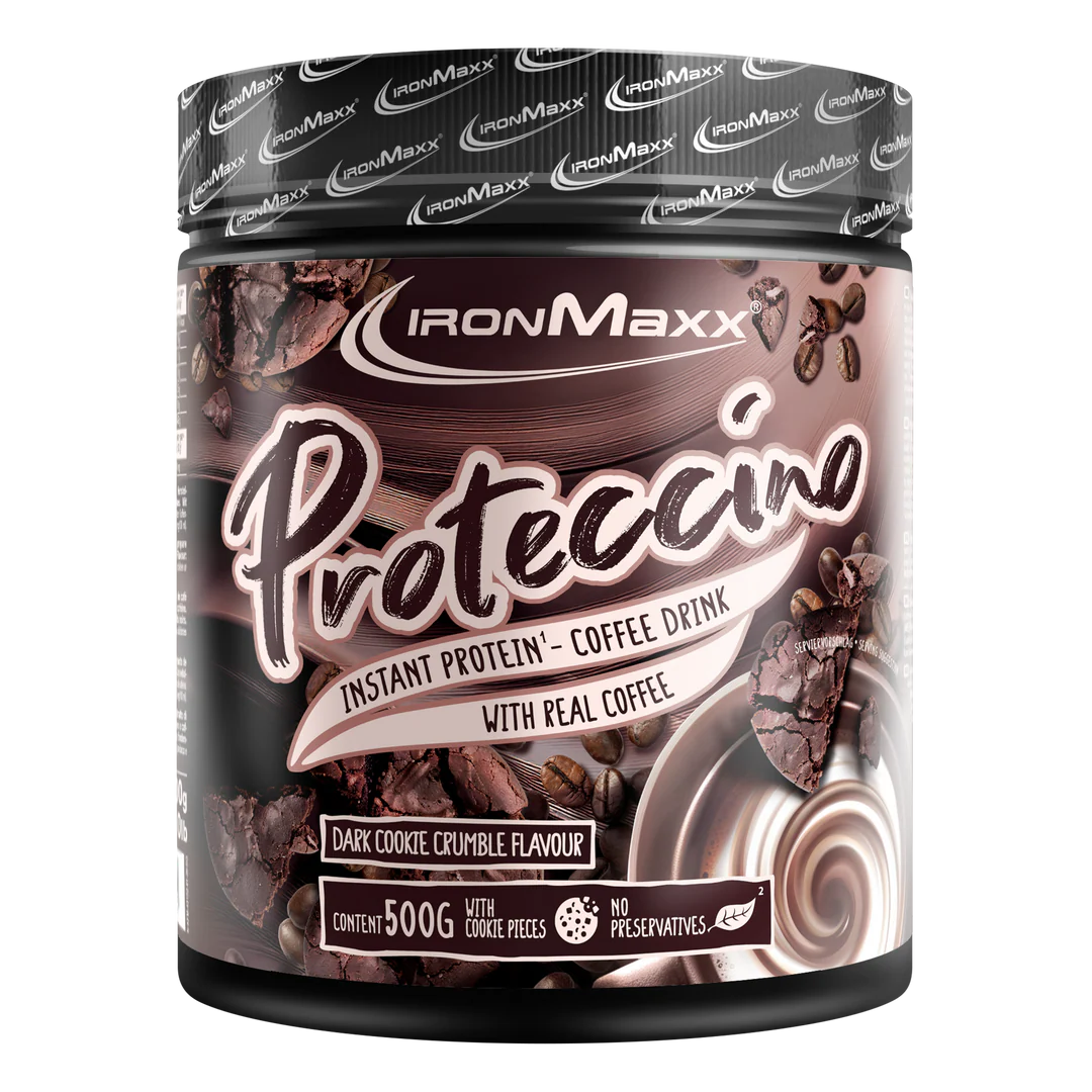 Proteccino 500 g IronMaxx® – 21 g fehérje, kb. 80 mg koffein - Image 8
