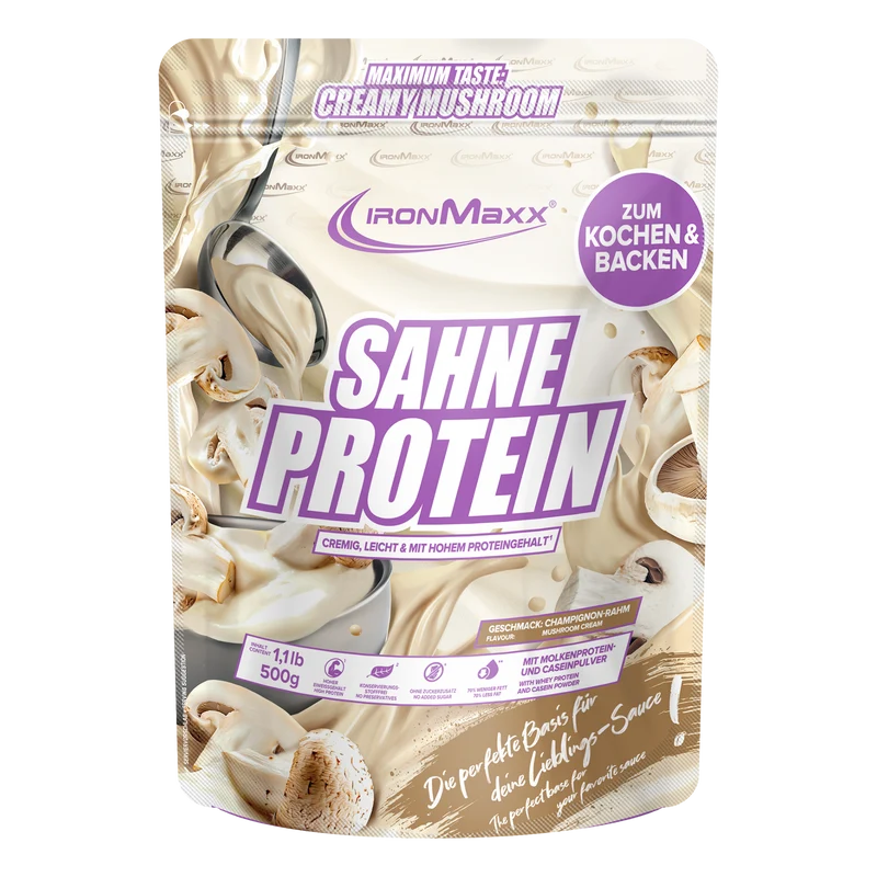 Sahne Protein 500 g IronMaxx® – 76 g fehérje/100 g