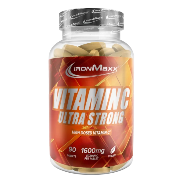 Vitamin C Ultra Strong 1600 mg IronMaxx – 90/180 tabletta 8 Vitamin C Ultra Strong IronMaxx 1600 mg C-vitamin