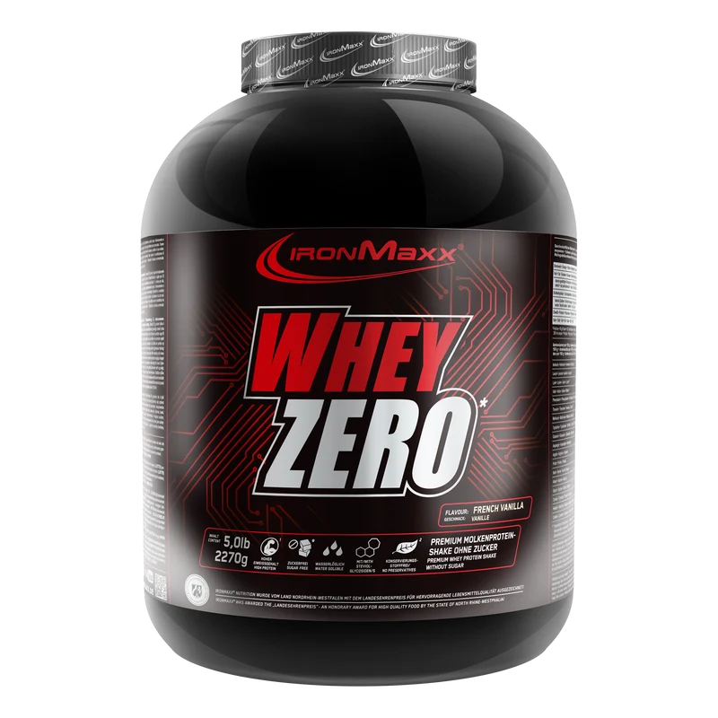 Whey Zero - IronMaxx® 1 Whey Zero – IronMaxx® tejsavófehérje por, Francia vanília