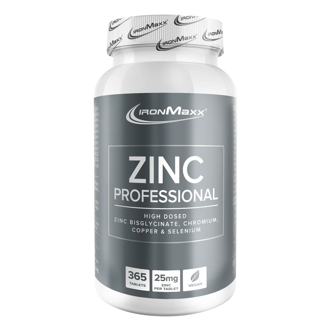 Zinc Professional 365 Tabletta – IronMaxx® | 25 mg cink, 365 nap