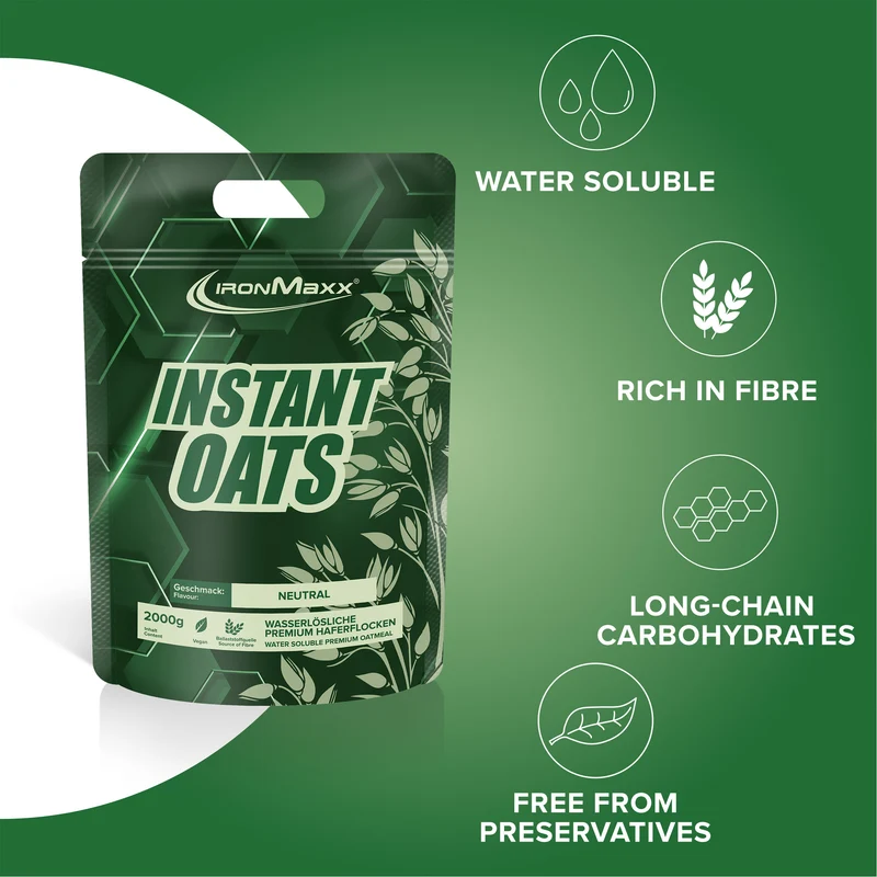 Instant Oats fehérje 2000g - IronMaxx® 2 Instant Oats fehérje 2000g - IronMaxx® - Image 2