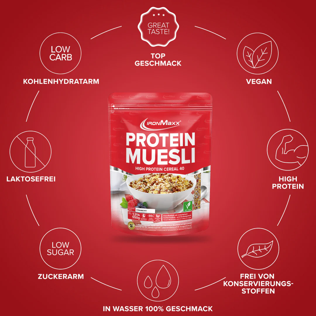 Protein Muesli 550g - IronMaxx® 5 Protein Muesli 550g - IronMaxx® - Image 5