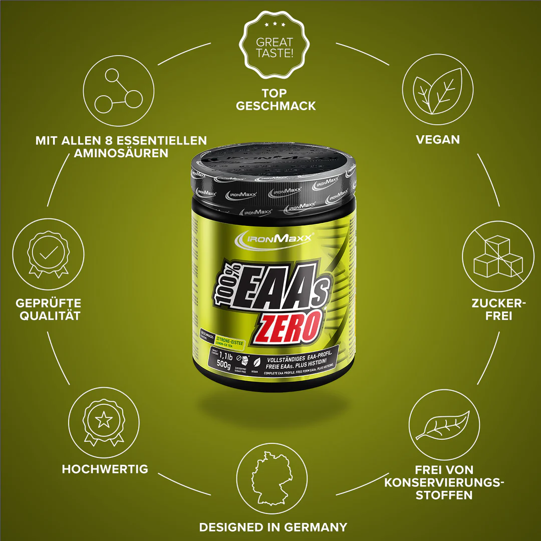 100% EAAS ZERO 500g IronMaxx® 5 100% EAAS ZERO 500g IronMaxx® - Image 5