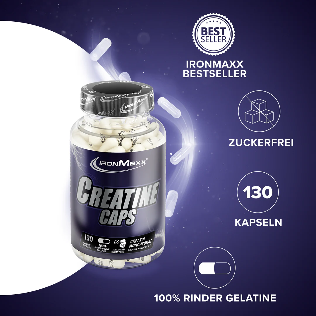 Creatine – 130 kapszula IronMaxx® 2 Creatine – 130 kapszula IronMaxx® - Image 2