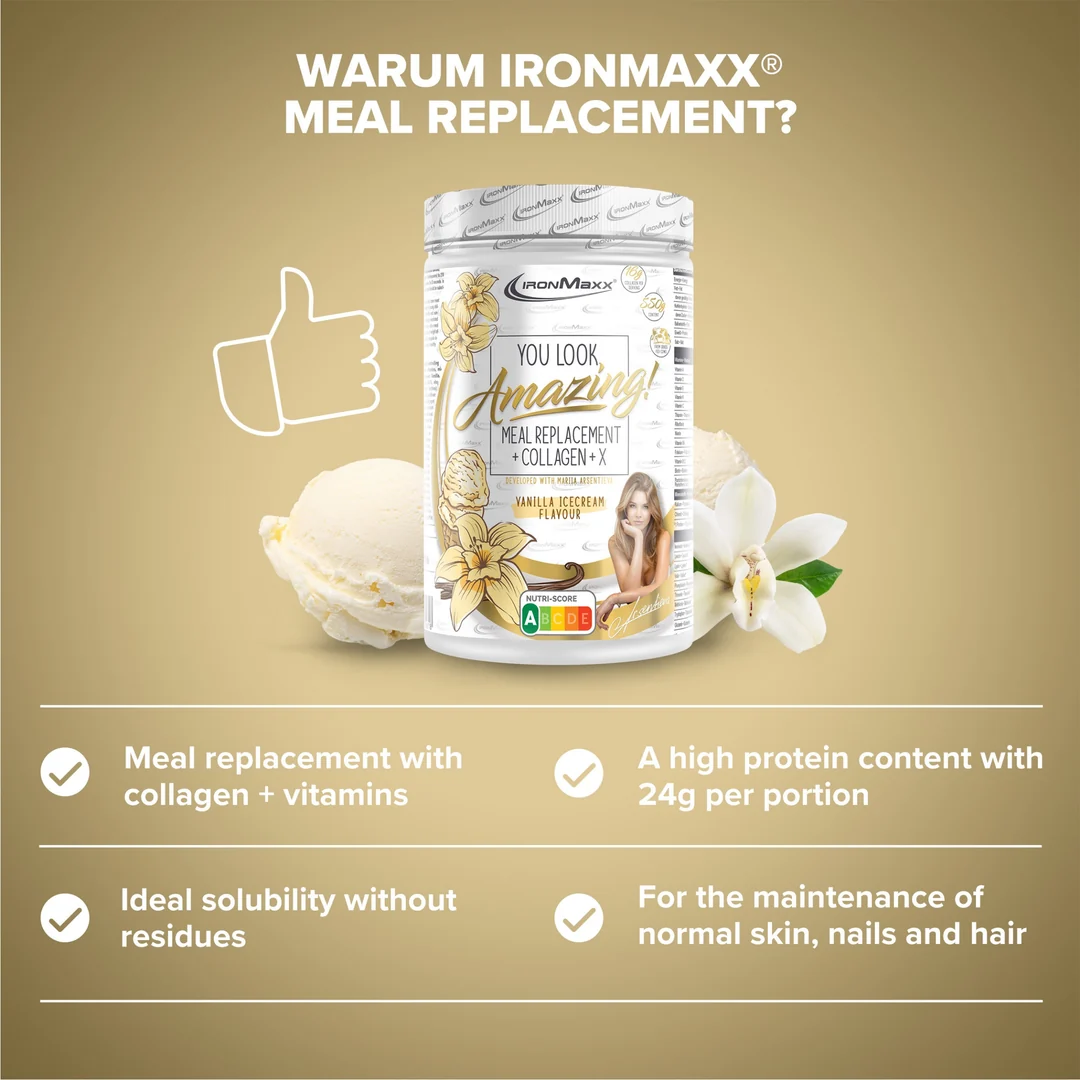 You Look Amazing! 550 g IronMaxx® – étkezéshelyettesítő 4 You Look Amazing! 550 g IronMaxx® – étkezéshelyettesítő - Image 4