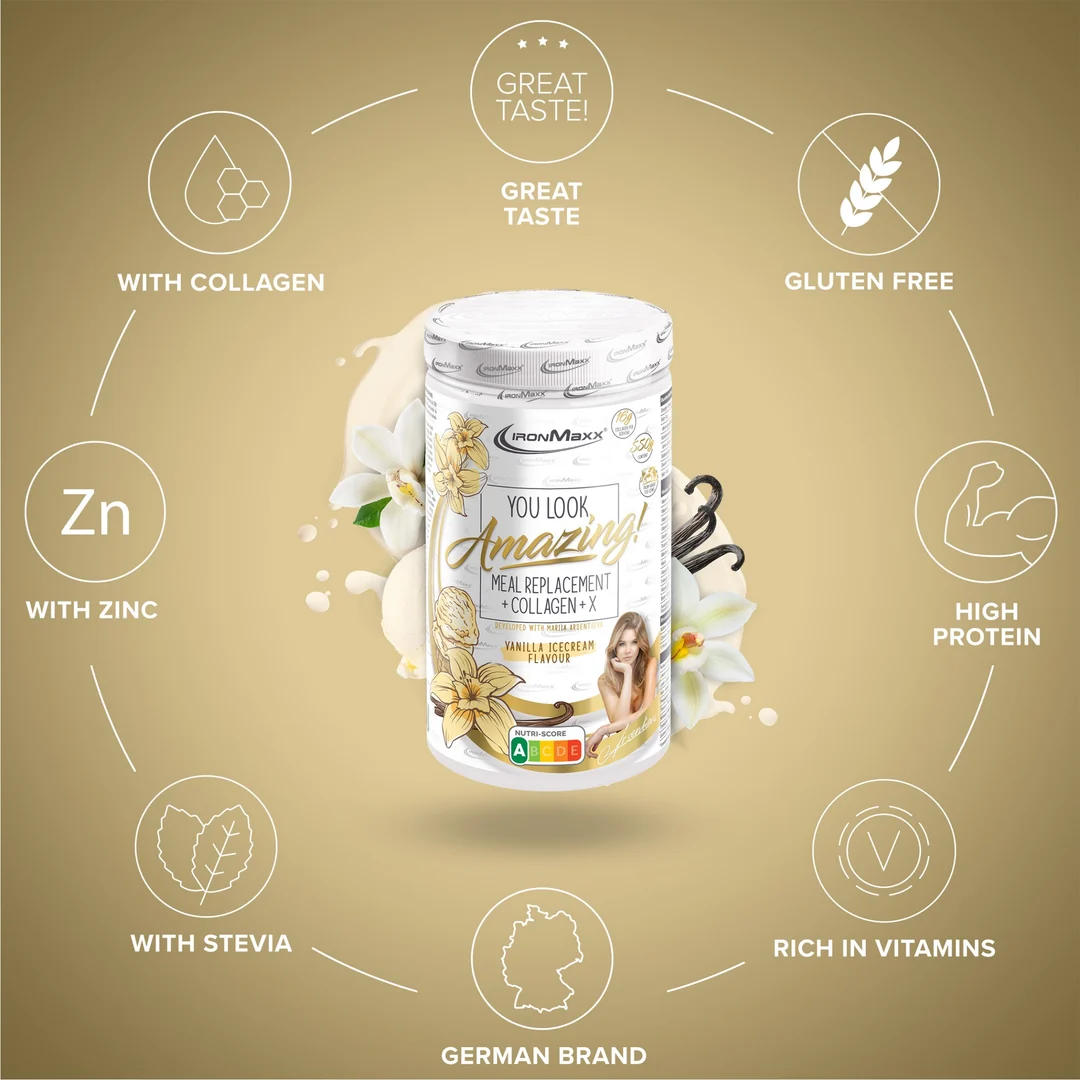 You Look Amazing! 550 g IronMaxx® – étkezéshelyettesítő 5 You Look Amazing! 550 g IronMaxx® – étkezéshelyettesítő - Image 5