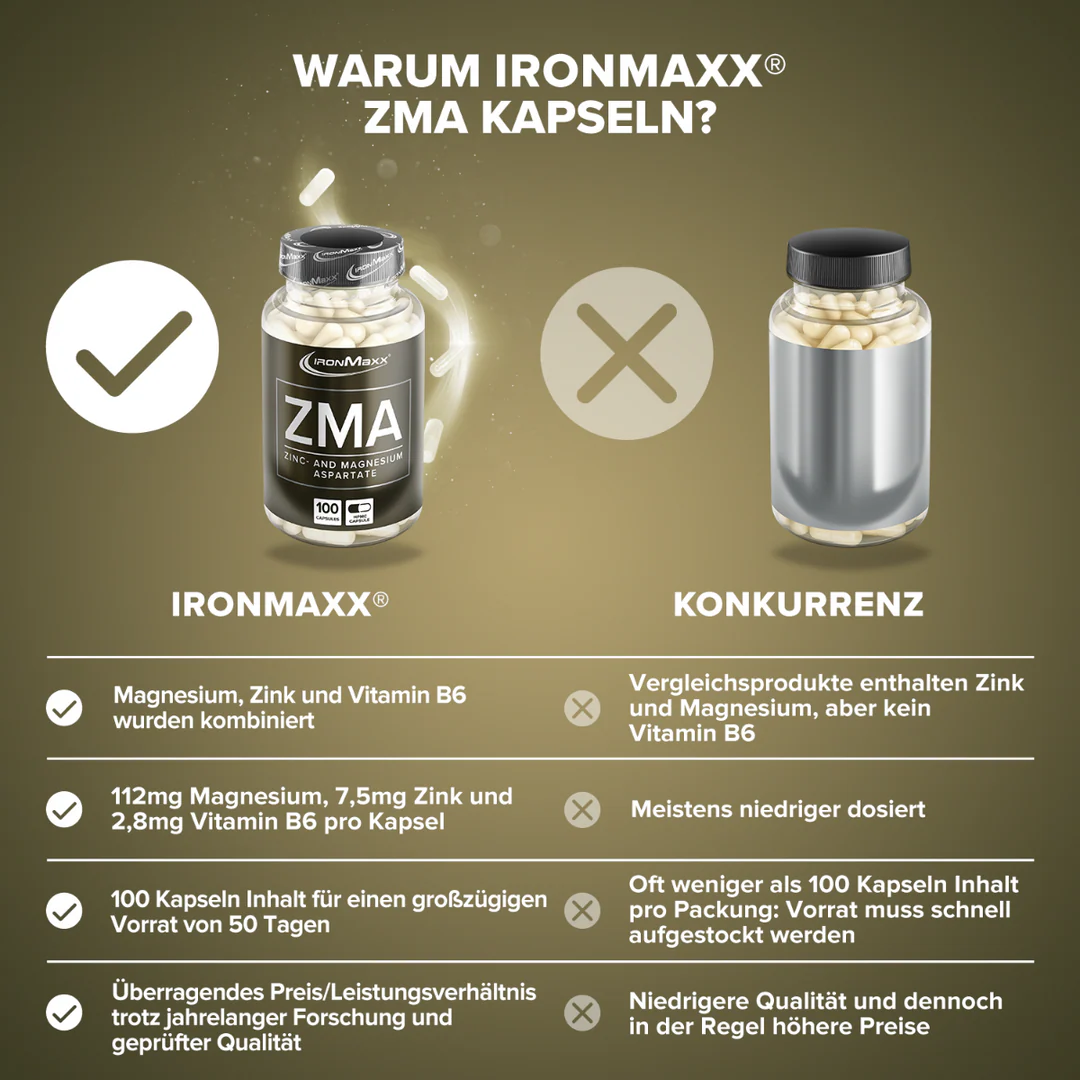 ZMA -100 kapszula - IronMaxx® 3 ZMA -100 kapszula - IronMaxx® - Image 3