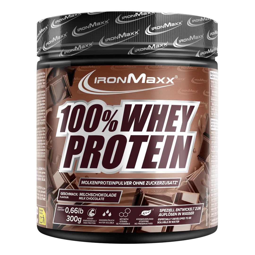 100% Whey Protein (300g) - IronMaxx® 1 100% Whey Protein (300g) - IronMaxx®