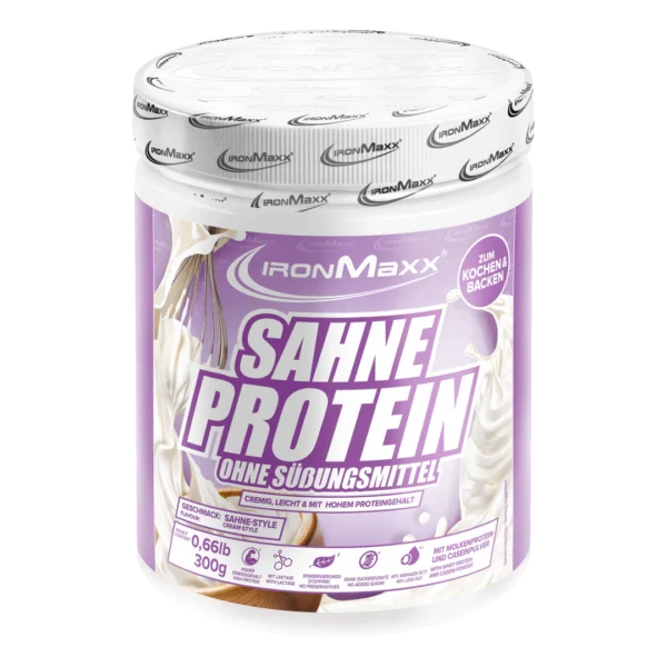 Sahne Protein 300 g IronMaxx® – 76 g fehérje/100 g 6 Sahne Protein 300g IronMaxx