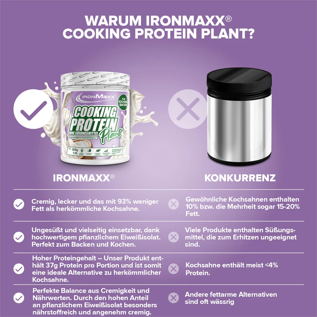 Cooking Protein Plant (500g) - IronMaxx® 3 Cooking Protein Plant (500g) - IronMaxx® - Image 3